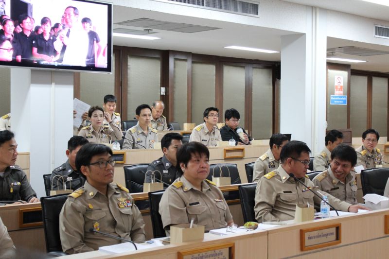31 พค.60 น.ส.นันทนา  หวังธงชัยเจริญ ร่วมประชุมหัวหน้าส่วนราชการจังหวัดสมุทรสาคร